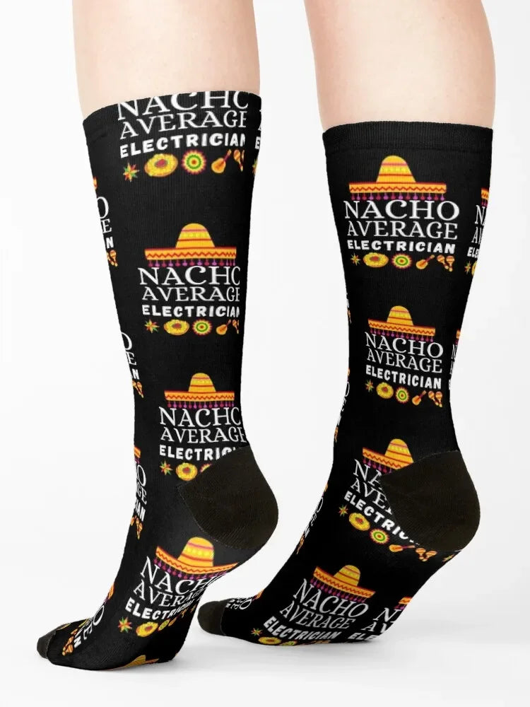 nacho average electrician Socks christmas gift new in's tennis Socks Men Women's